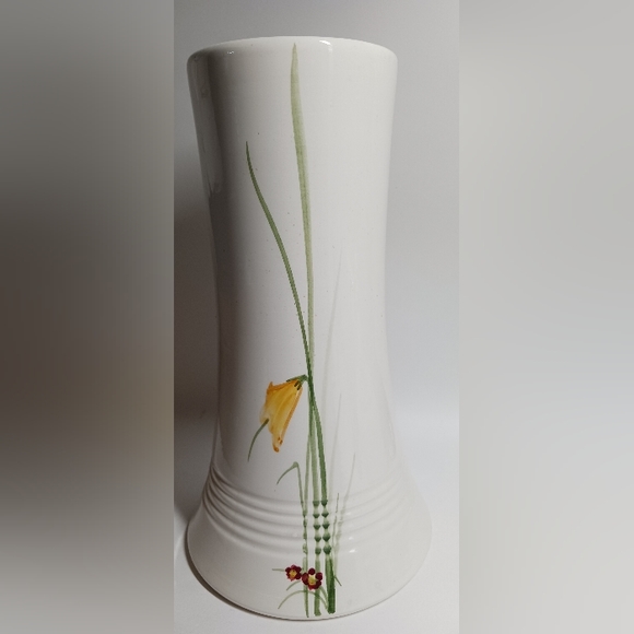 Vintage SCC Castelli Italy hand painted vase | Italian ceramic vase - Picture 2 of 6